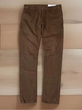 Rogue Territory RGT Officer Trouser Chino Pants Mens 32x33 Nutmeg